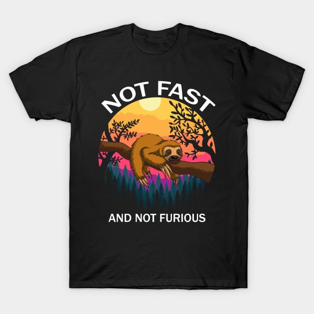 Not Fast Not Furious T-Shirt by FERRAMZ